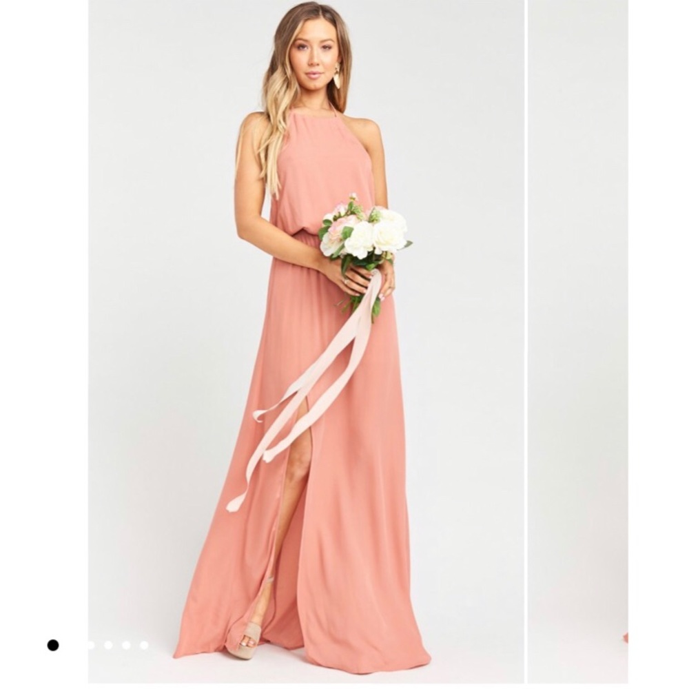 Show Me Your Mumu Heather Halter Bridesmaid Gown